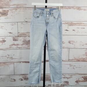 Madewell High-Rise Slim Boyjean Fitzgerald Wash Size 23